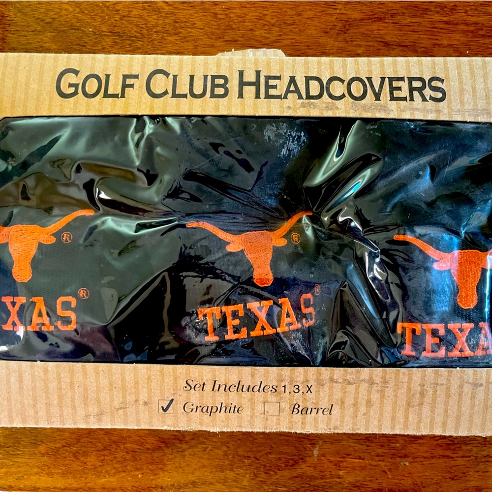 Texas Longhorn Golf Club Headcovers